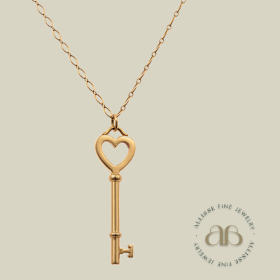 A key pendant necklace by Tiffany & Co.