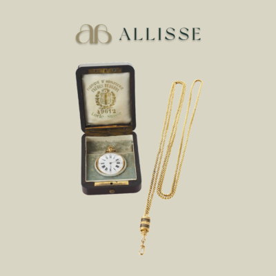 Bergeon a mid-size gold pocket watch